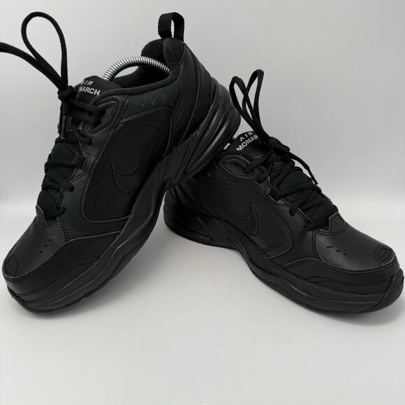Nike AIR MONARCH 4E Mens Black 416355 001 Walking Shoes Men’s 8 WIDE EXCELLENT - Picture 6 of 9